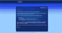 Desktop Screenshot of mysevis.ciee.org